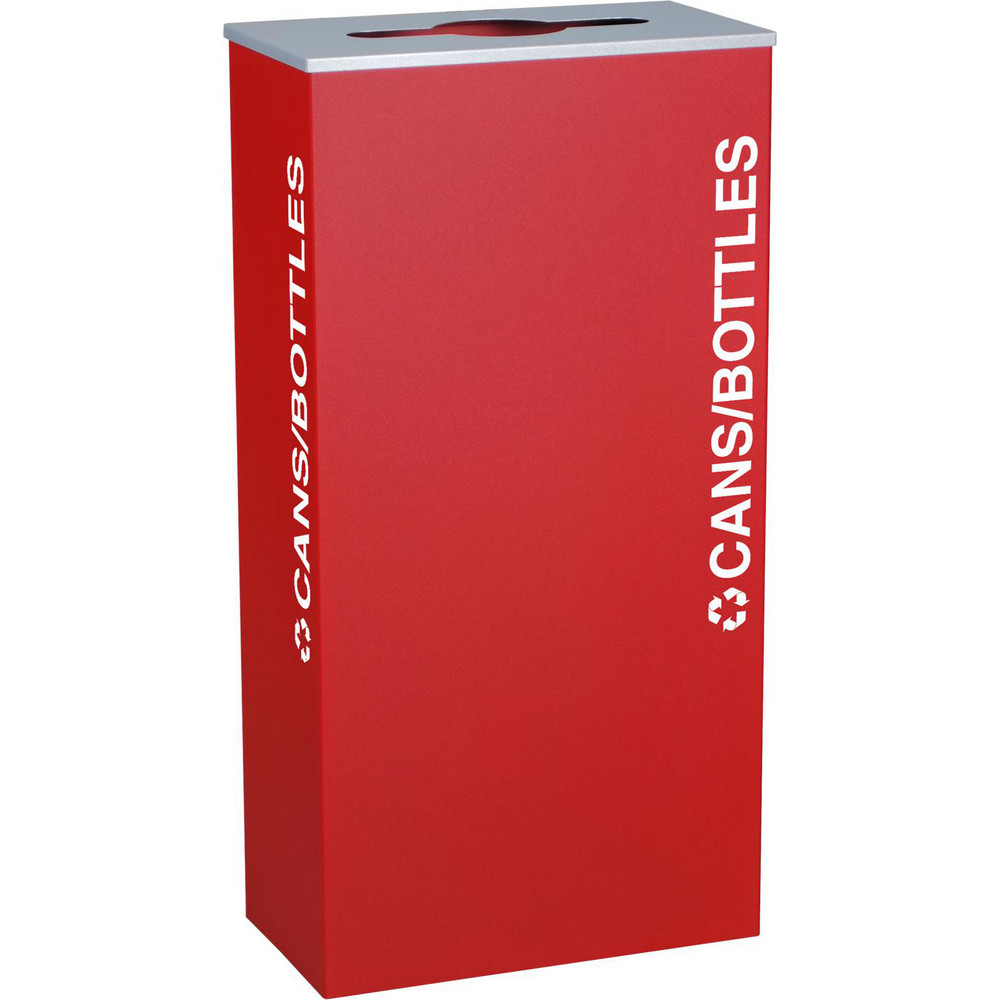 Made in USA Decorative Indoor Waste Receptacle: 7 gal, Rectangle - U450-7