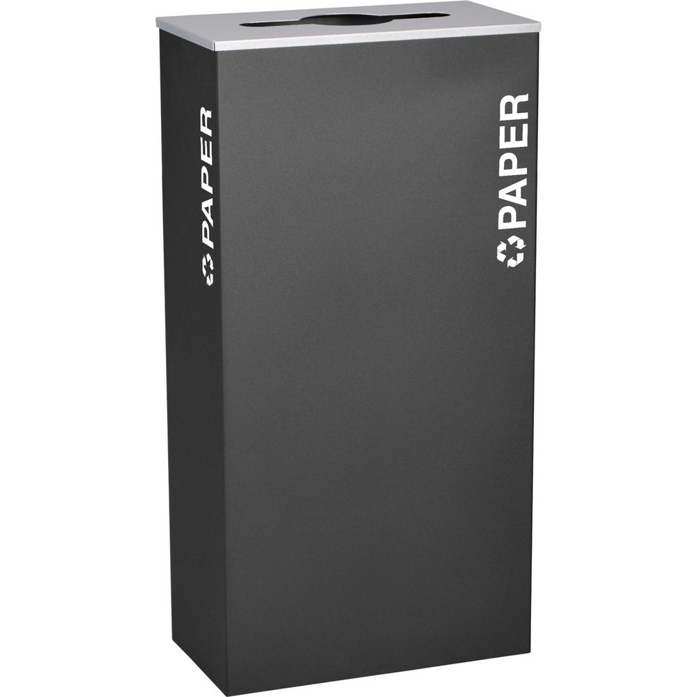 Made in USA Decorative Indoor Waste Receptacle: 7 gal, Rectangle - U450-7