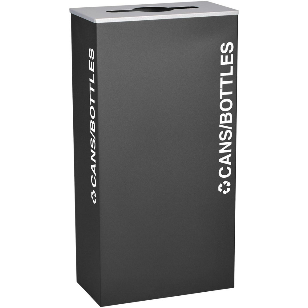 Made in USA Decorative Indoor Waste Receptacle: 7 gal, Rectangle - U450-7