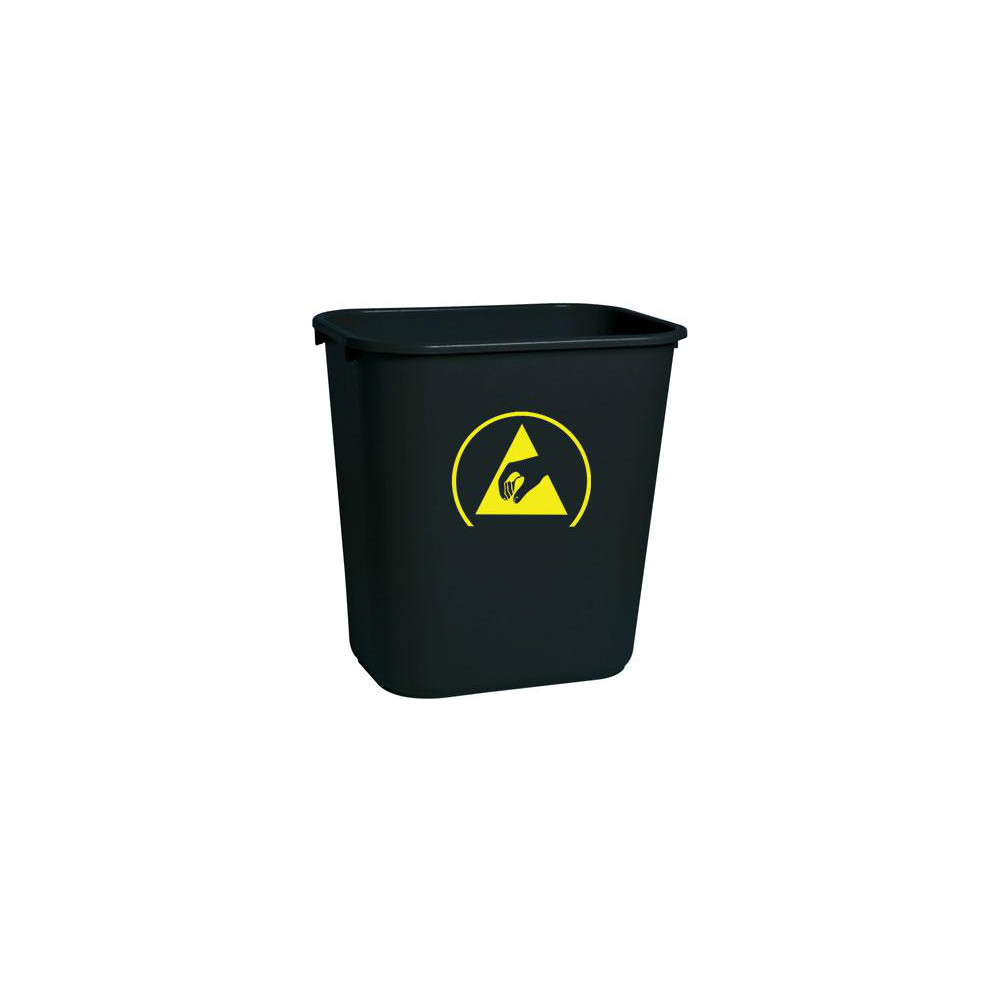 Made in USA Decorative Indoor Waste Receptacle: 7 gal, Rectangle - U450-7