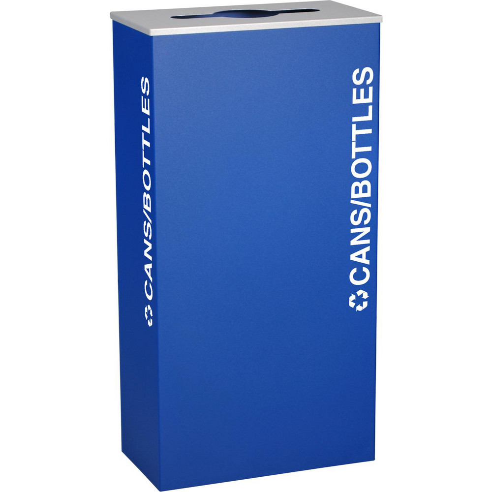 Made in USA Decorative Indoor Waste Receptacle: 7 gal, Rectangle - U450-7