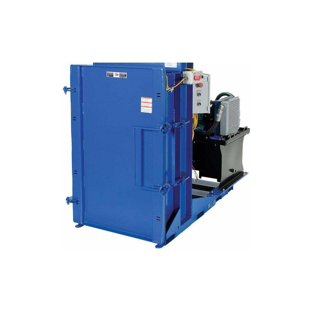 Vestil Trash Compactors & Crushers: Drum Crusher, 38000 lb, Drums Up to 55 Galllons - HDC-905-HC/230V