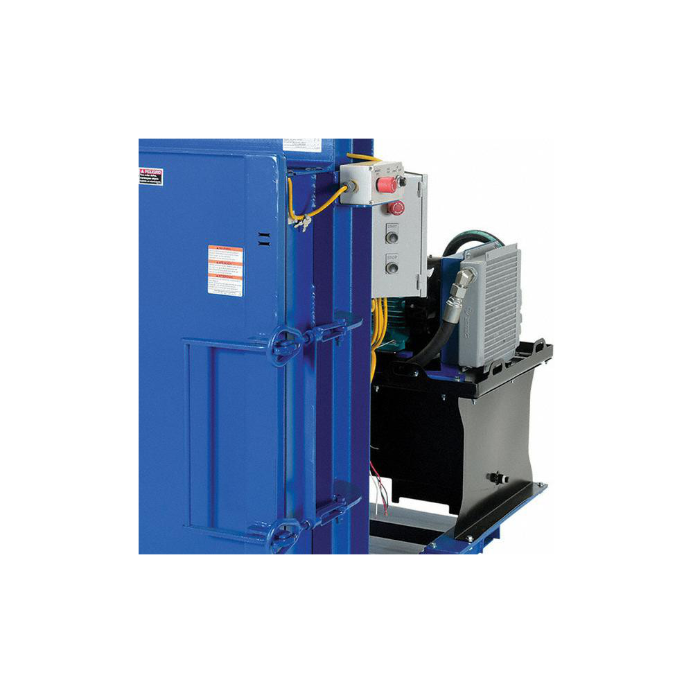 Vestil Trash Compactors & Crushers: Drum Crusher, 38000 lb, Drums Up to 55 Galllons - HDC-905-HC/230V