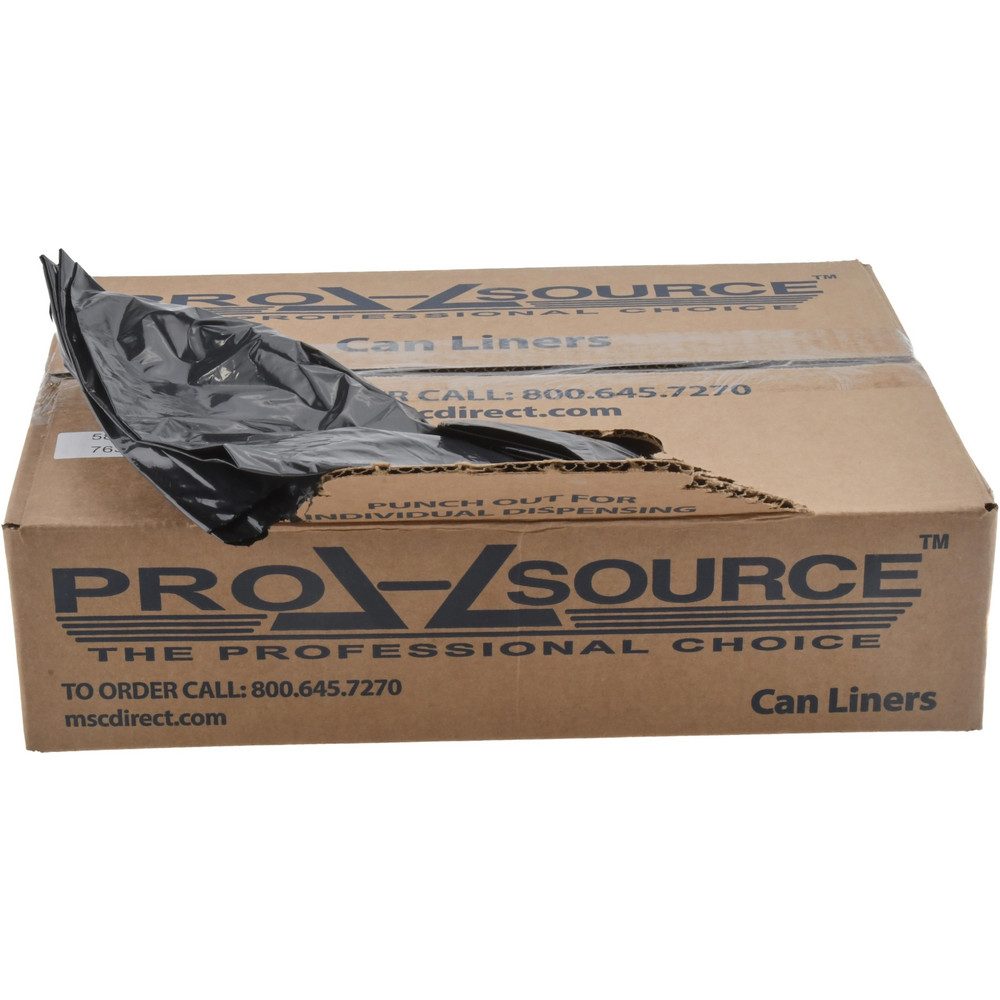 PRO-SOURCE Heavy Duty Trash Bags: 33 gal, 1.35 mil, Pack of 100 - PSRM3339125-FB