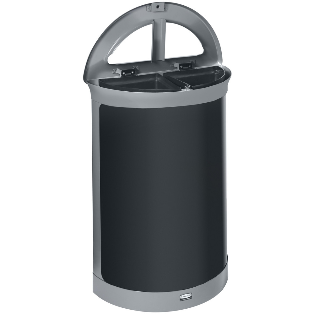 Rubbermaid Trash Cans & Recycling Containers: Product Type: Trash Can; Container Capacity: 11.5 gal; Container Shape: Half-Round - 2172846