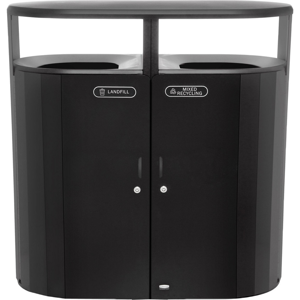 Rubbermaid Trash Cans & Recycling Containers: Product Type: Trash Can, Recycling Container; Container Capacity: 66 gal; Container Shape: Round - 2185042