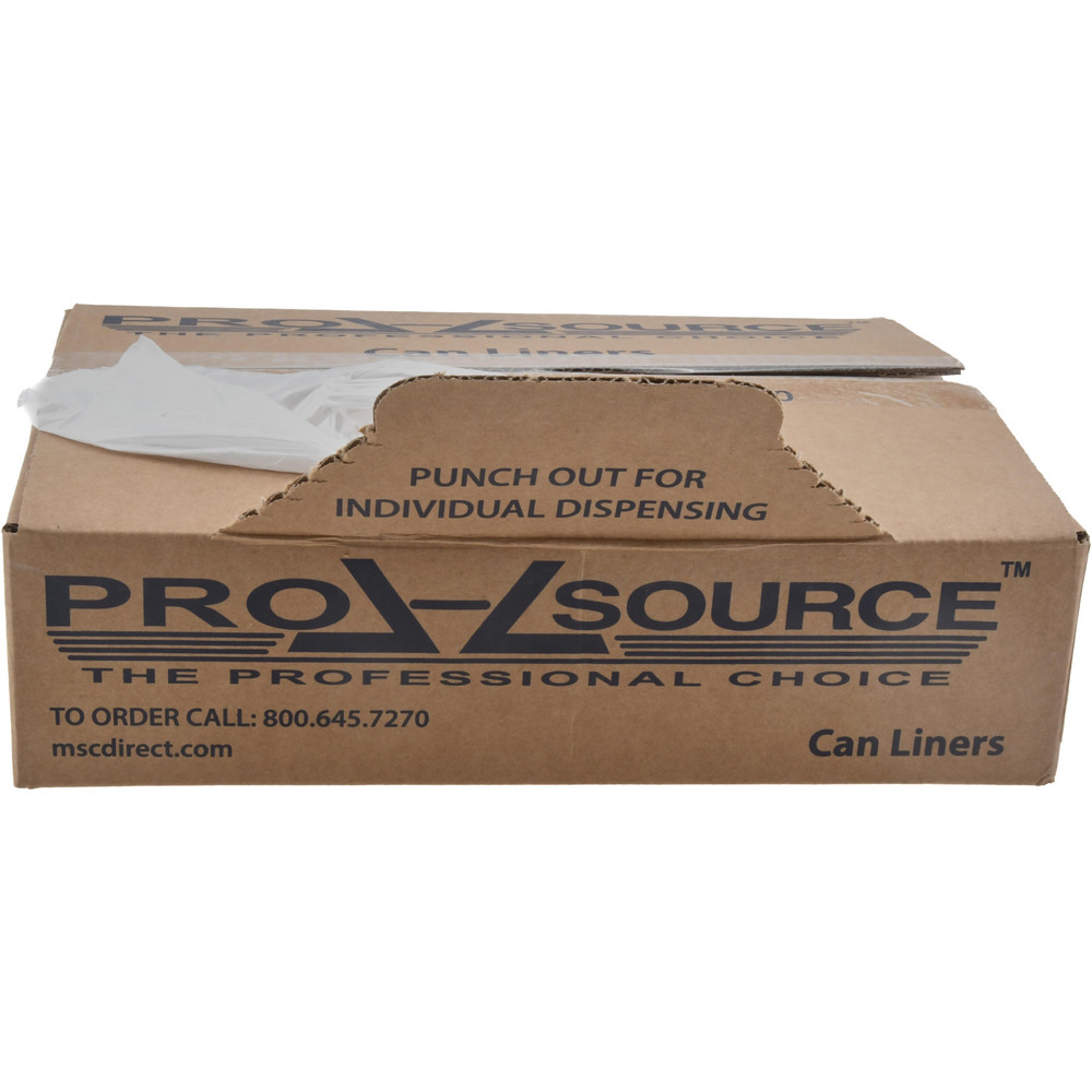 PRO-SOURCE Light Duty Trash Bags: 16 gal, 0.2 mil, Pack of 1000 - PSVNR243152N