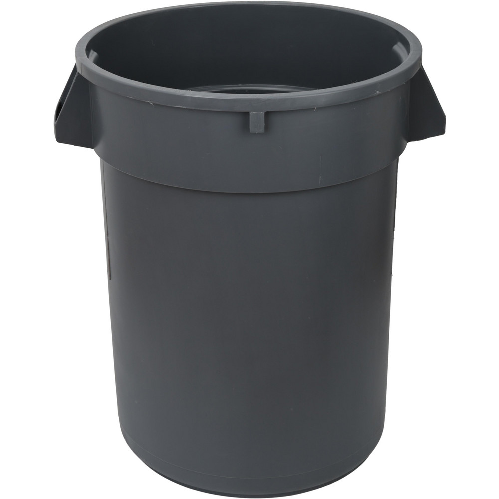 Rubbermaid Decorative Indoor Waste Receptacle: 23 gal, Rectangle, Gray - 1961627