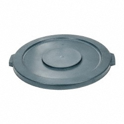 Rubbermaid Round Lid for Use with 32 Gal Round Trash Cans - FG263100YELOLD