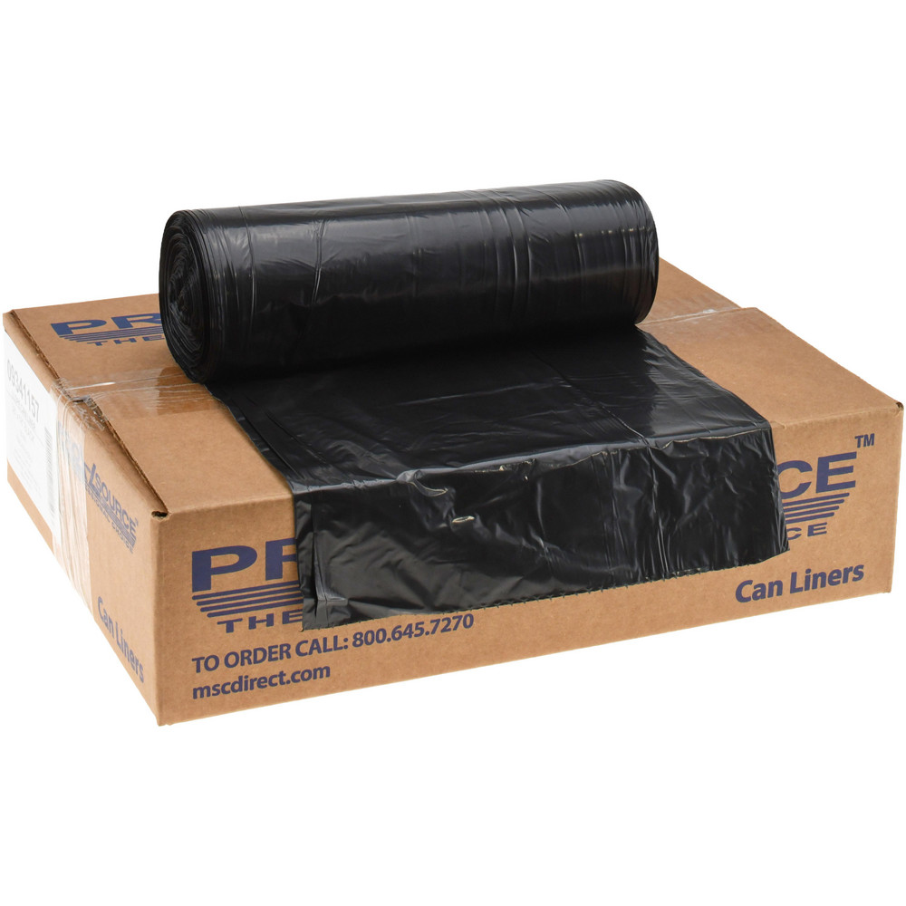 PRO-SOURCE Medium Duty Trash Bags: 60 gal, 0.8 mil, Pack of 100 - PSRB6141HP