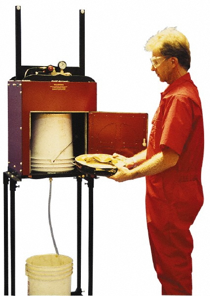 Vestil Trash Compactors & Crushers: Commercial Trash Compactor, 7000 lb, 56 Gallon Drums - MTC-30
