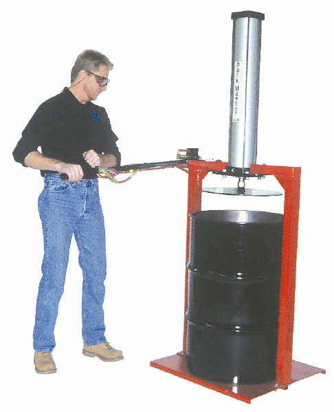 Vestil Trash Compactors & Crushers: Commercial Trash Compactor, 7000 lb, 56 Gallon Drums - MTC-30