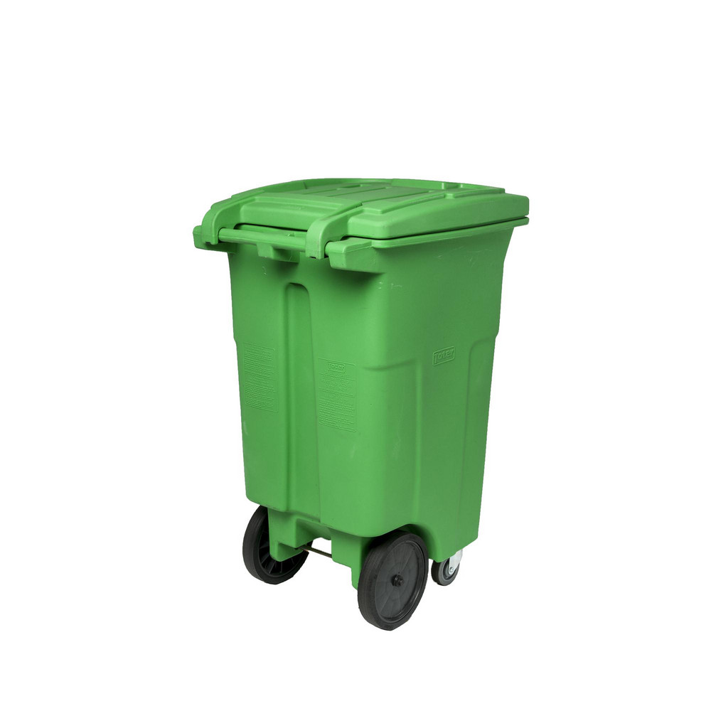 Toter Rollout Trash Can: 64 gal, Rectangle, Green - ACO64-59626