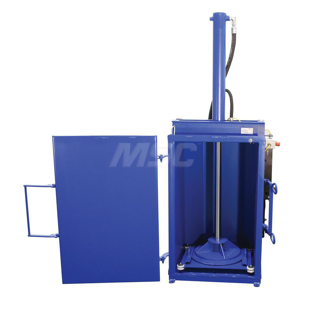 Vestil Trash Compactors & Crushers: Drum Crusher, 38000 lb, Drums Up to 55 Galllons - HDC-905-HC/460V