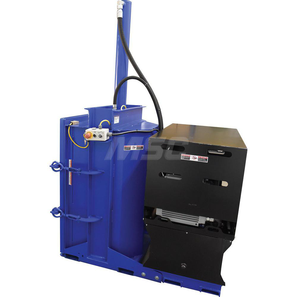 Vestil Trash Compactors & Crushers: Drum Crusher, 38000 lb, Drums Up to 55 Galllons - HDC-905-HC/460V