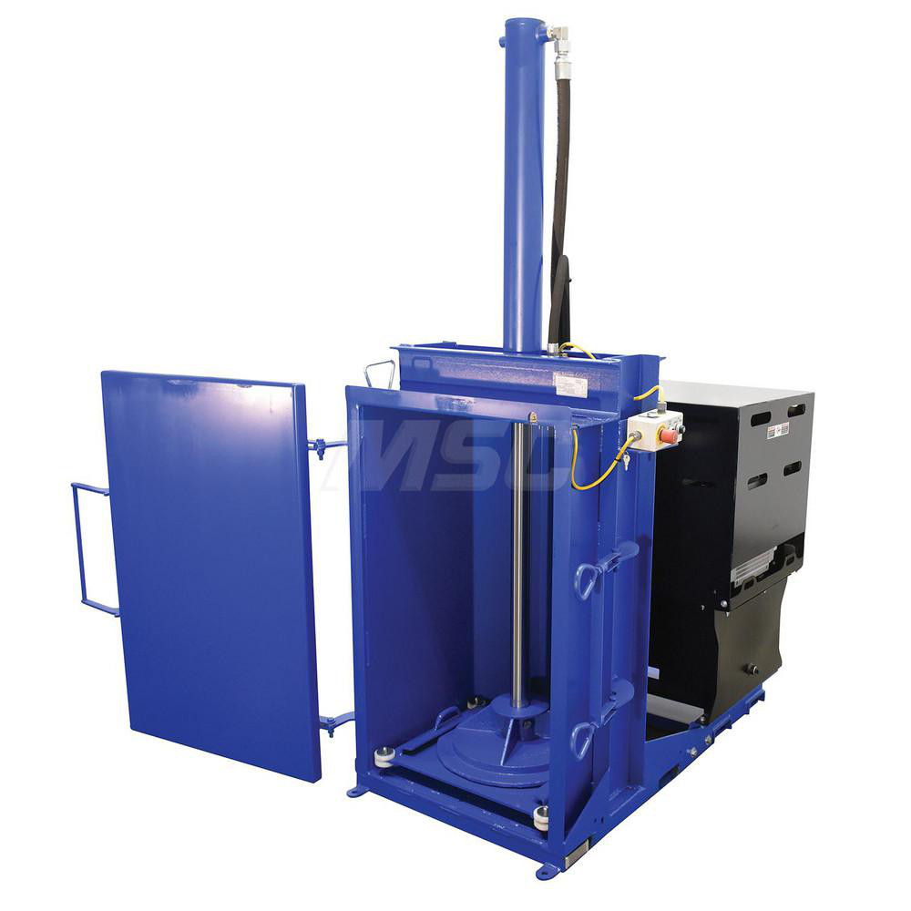Vestil Trash Compactors & Crushers: Drum Crusher, 38000 lb, Drums Up to 55 Galllons - HDC-905-HC/460V
