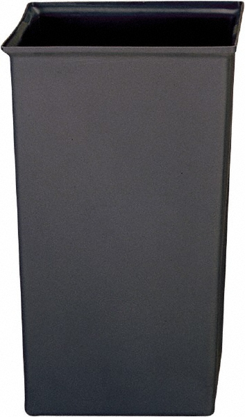 Rubbermaid 24.67 Gal Square Plastic Rigid Trash Can Liner - FG356600GRAY