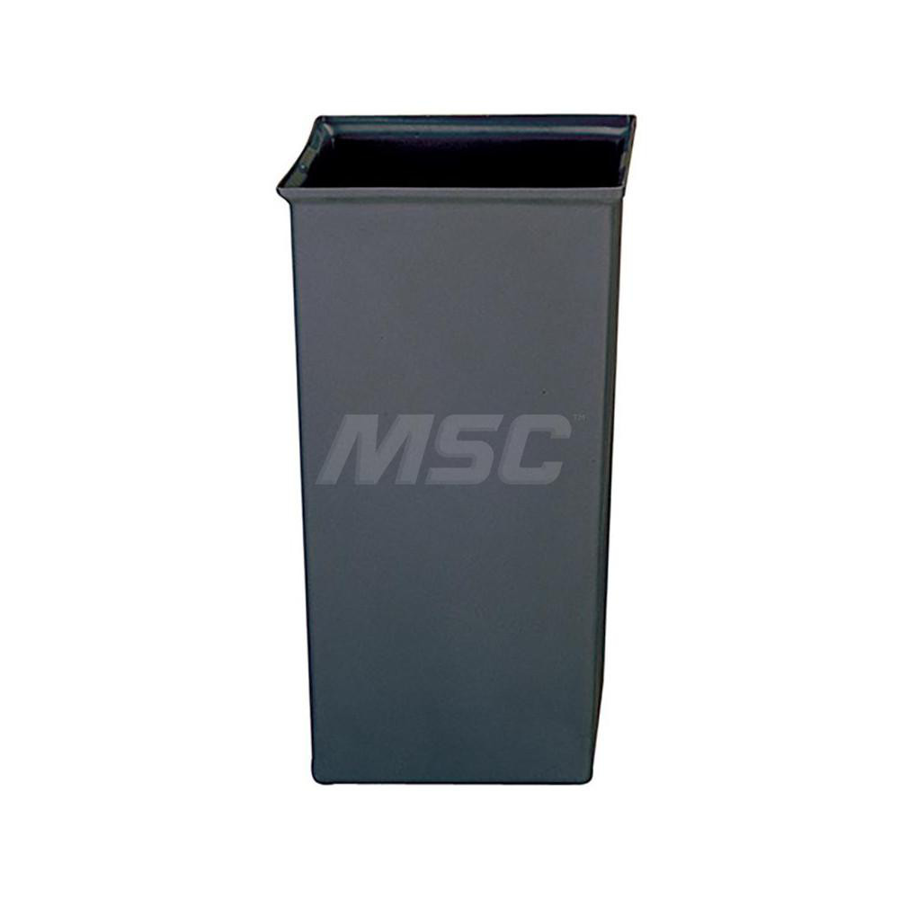 Rubbermaid 24.67 Gal Square Plastic Rigid Trash Can Liner - FG356600GRAY