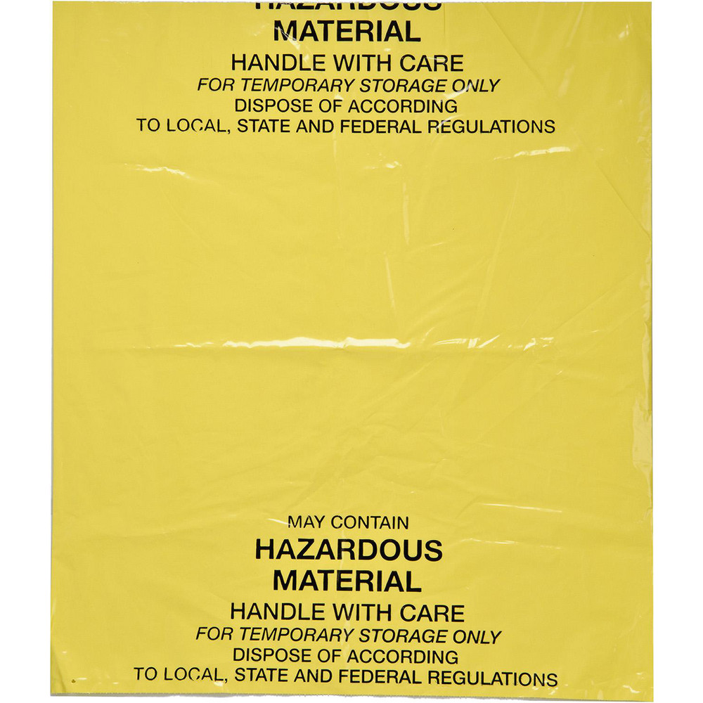 AbilityOne 37" 50-55G RED 25/BX HD INFECTIOUS WASTE BAG - 8105015173664