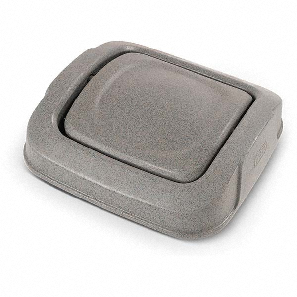 Toter Trash Can & Recycling Container Lid: Square, For 25 gal Trash Can - SSD25-00GST