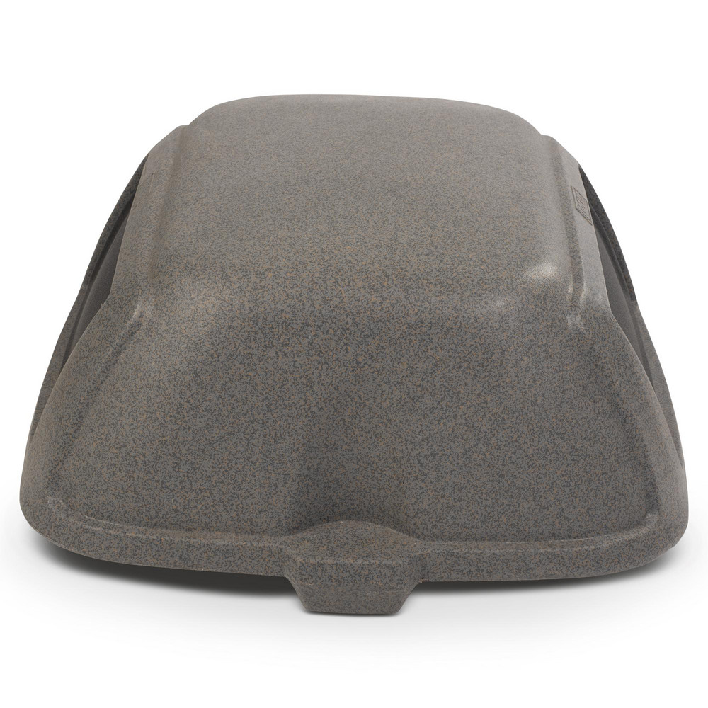 Toter Trash Can & Recycling Container Lid: Square, For 50 gal Trash Can - STL50-00GST