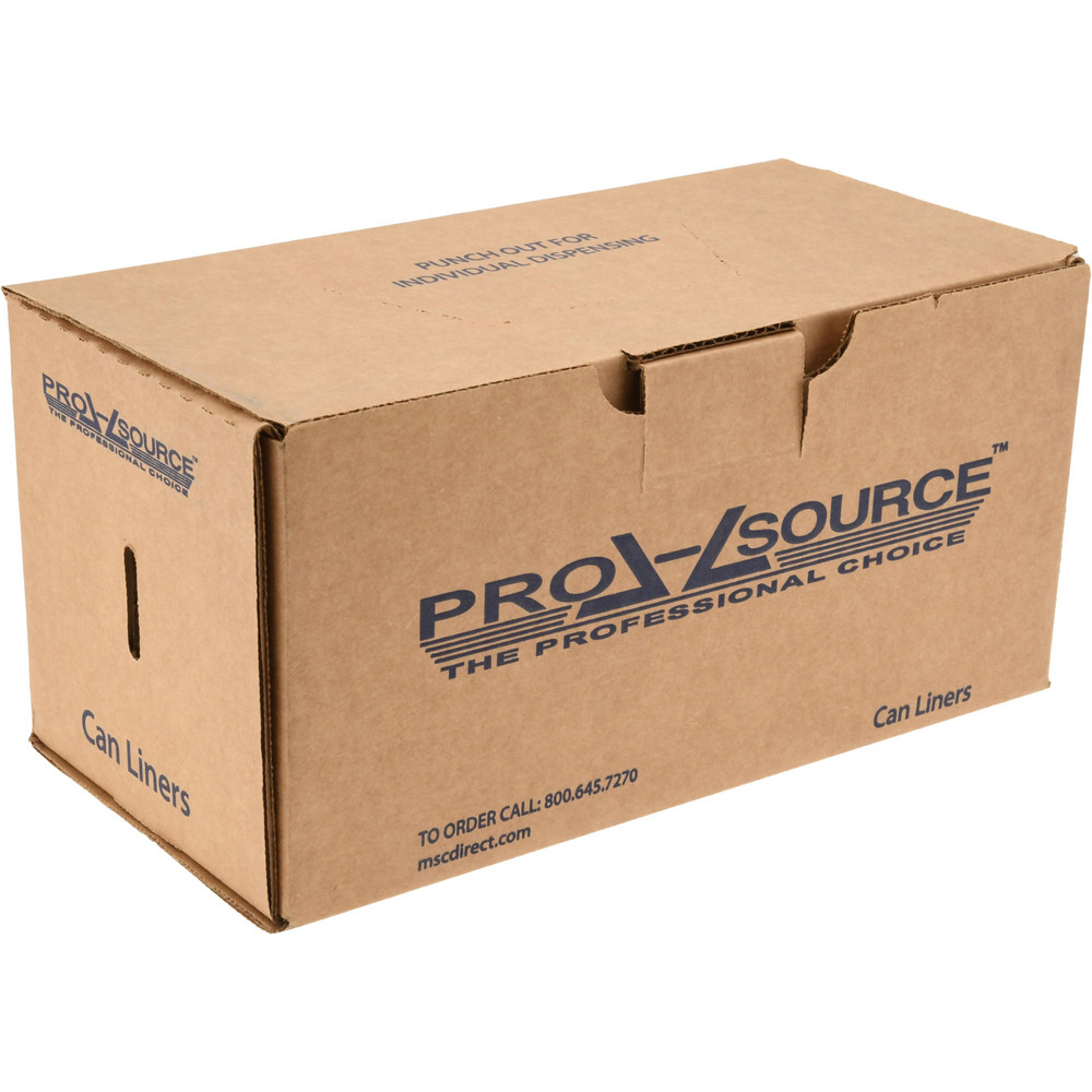 PRO-SOURCE Heavy Duty Trash Bags: 33 gal, 1.35 mil, Pack of 50 - PSRST3340135-50