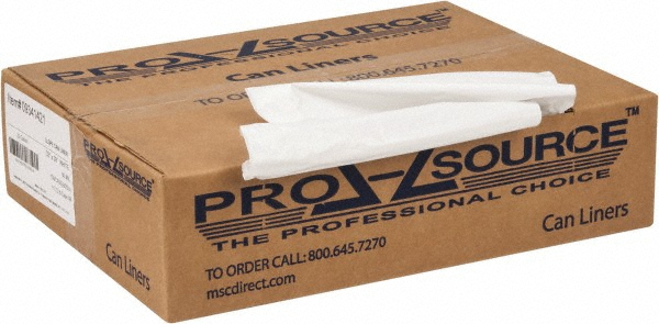 PRO-SOURCE Light Duty Trash Bags: 33 gal, 0.43 mil, Pack of 100 - PSNR334011N-100