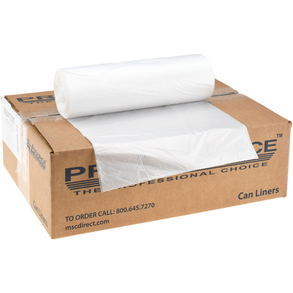 PRO-SOURCE Medium Duty Trash Bags: 60 gal, 0.55 mil, Pack of 200 - PSNR386014N