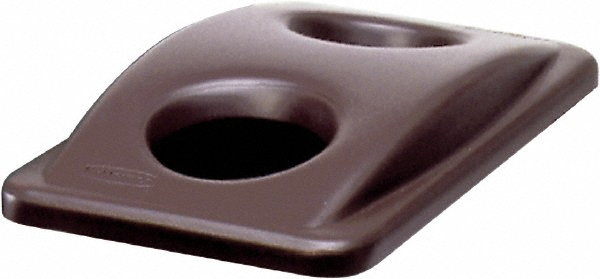 Rubbermaid Trash Can & Recycling Container Lid: Rectangle, For 23 gal Recycle Container - 1788372