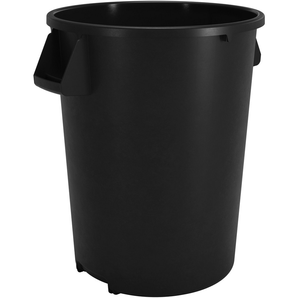 Carlisle Bronco™ 32 gal Round Trash Container, Black - 84103203