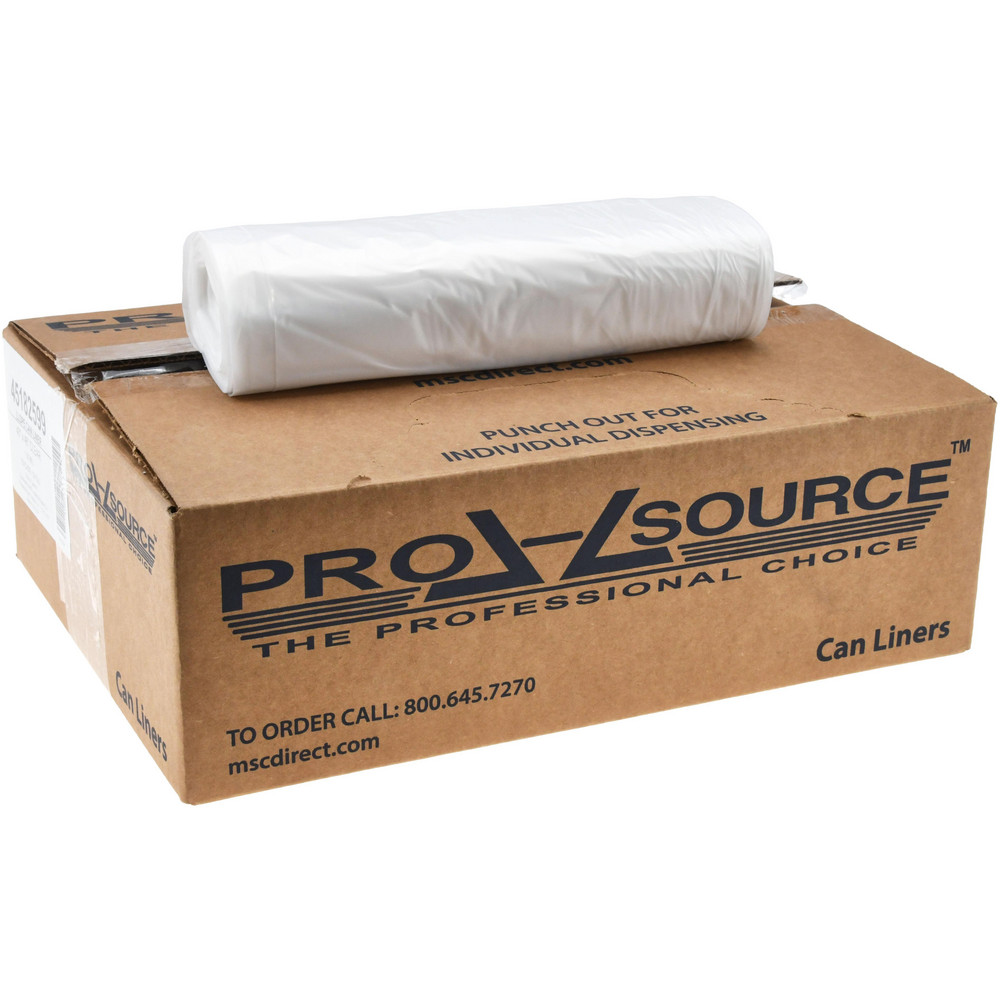 PRO-SOURCE Contractor Trash Bags: 45 gal, 1.5 mil, Pack of 100 - PSRM4651