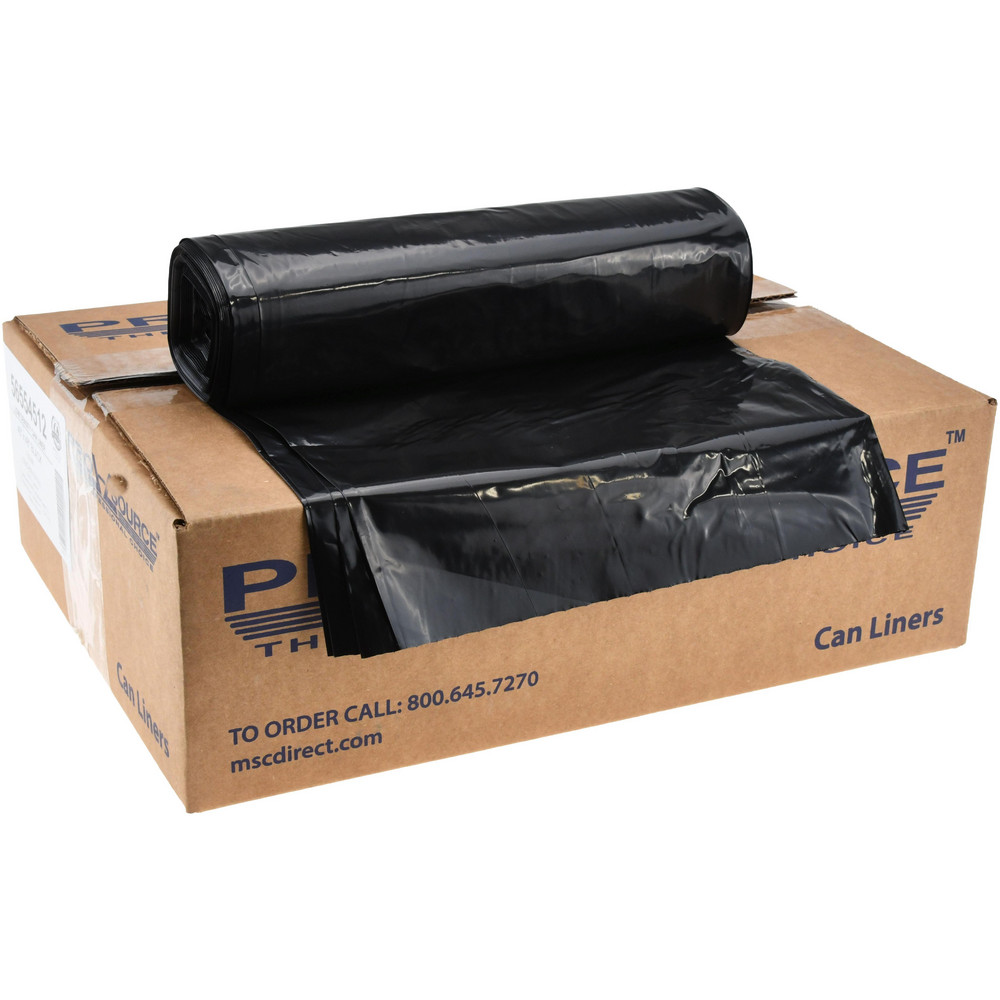 PRO-SOURCE Contractor Trash Bags: 45 gal, 1.5 mil, Pack of 100 - PSRM4651