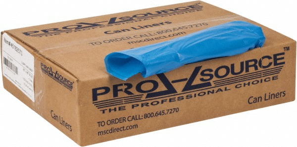 PRO-SOURCE Heavy Duty Trash Bags: 33 gal, 1 mil, Pack of 250 - PSRST33391XT
