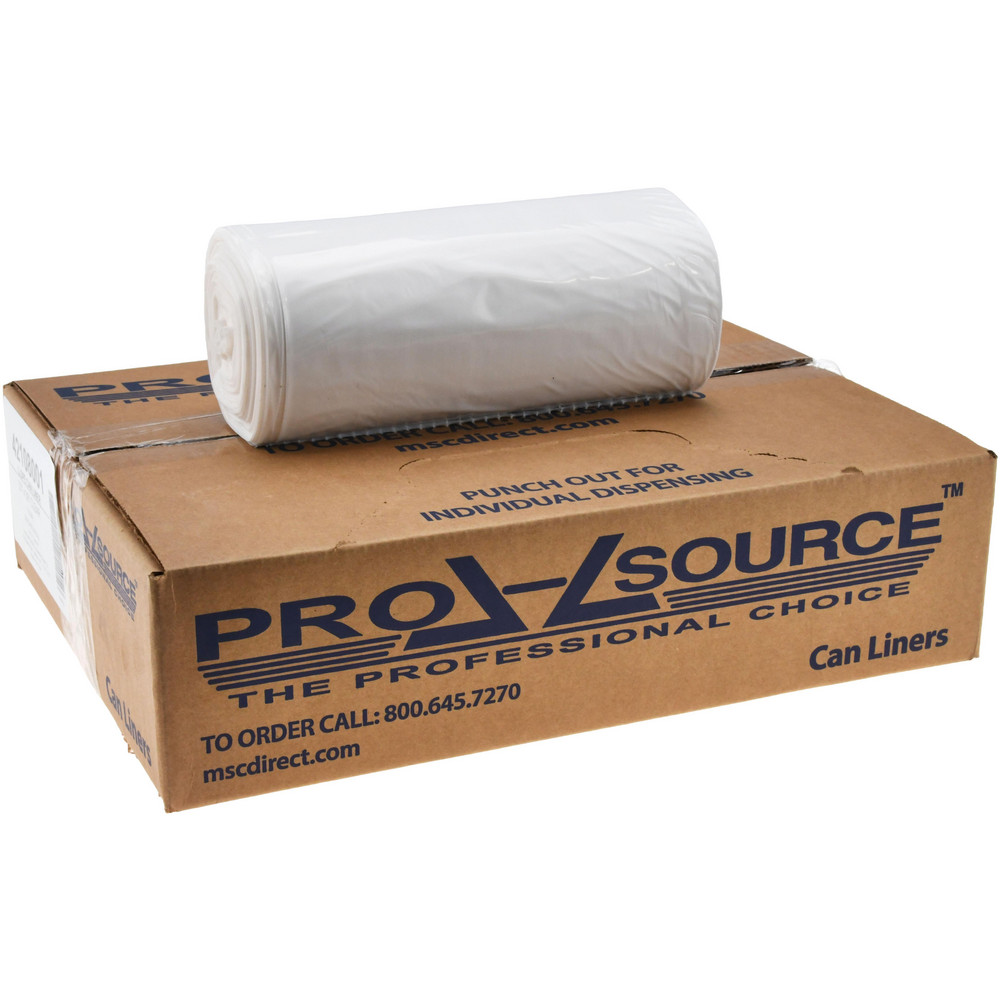 PRO-SOURCE Medium Duty Trash Bags: 33 gal, 0.9 mil, Pack of 80 - PSRM325409
