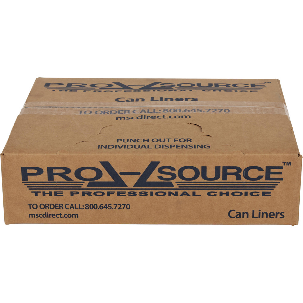 PRO-SOURCE Light Duty Trash Bags: 30 gal, 0.31 mil, Pack of 500 - PSVNR303608N