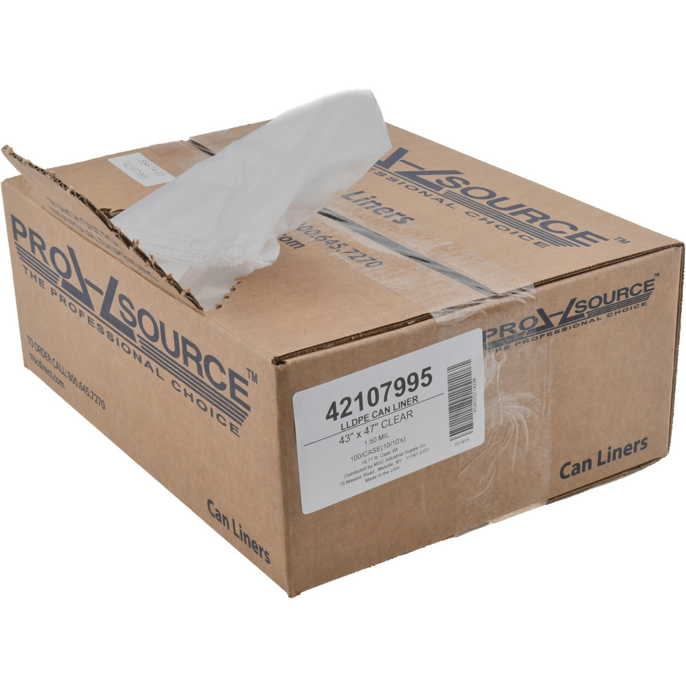 PRO-SOURCE Contractor Trash Bags: 56 gal, 2 mil, Pack of 100 - PSRM4761