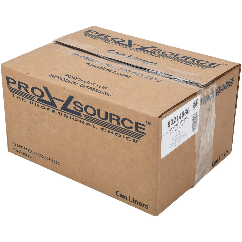 PRO-SOURCE Contractor Trash Bags: 56 gal, 2 mil, Pack of 100 - PSRM4761