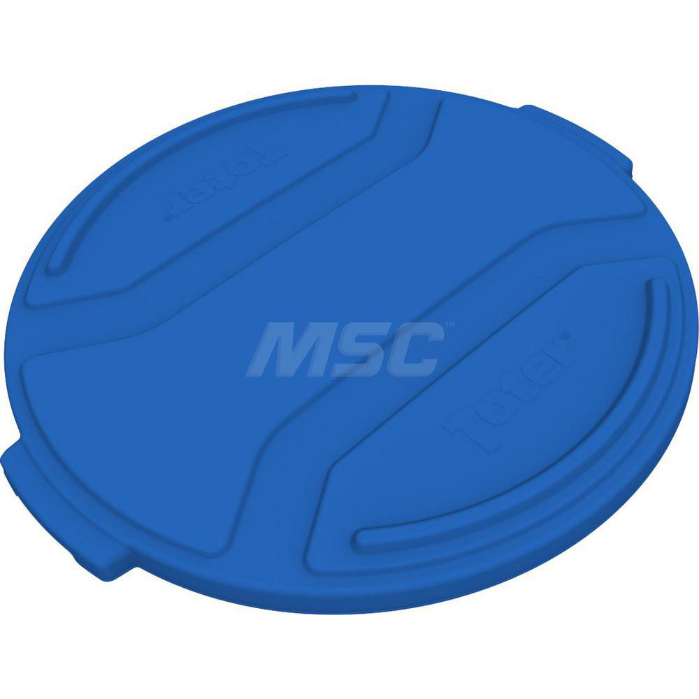 Toter Flat Lid: Round, For 55 gal Trash Can - RND55-L0705