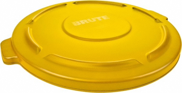Toter Flat Lid: Round, For 55 gal Trash Can - RND55-L0705
