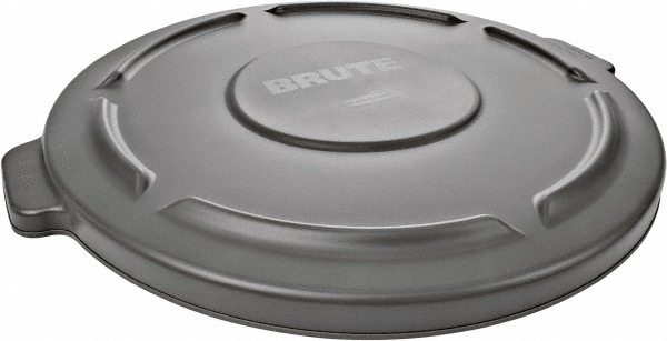 Toter Flat Lid: Round, For 55 gal Trash Can - RND55-L0705