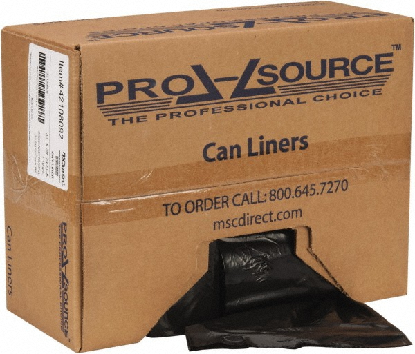 PRO-SOURCE Heavy Duty Trash Bags: 33 gal, 1.1 mil, Pack of 250 - PSRST3339XHB