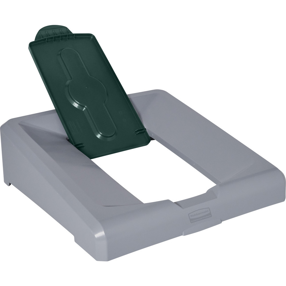 Rubbermaid Trash Cans & Recycling Containers: Product Type: Recycling Container; Type: Recycling Station; Container Capacity: 33 gal; Container Shape: Square - 2171555