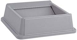 Toter Trash Can & Recycling Container Lid: Square, For 35 gal Trash Can - STL35-00GST