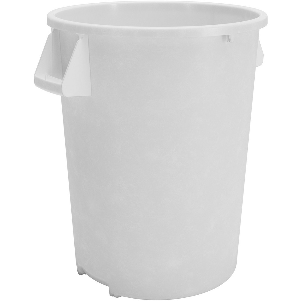 Carlisle Bronco™ 44 gal Round Trash Container, White - 84104402