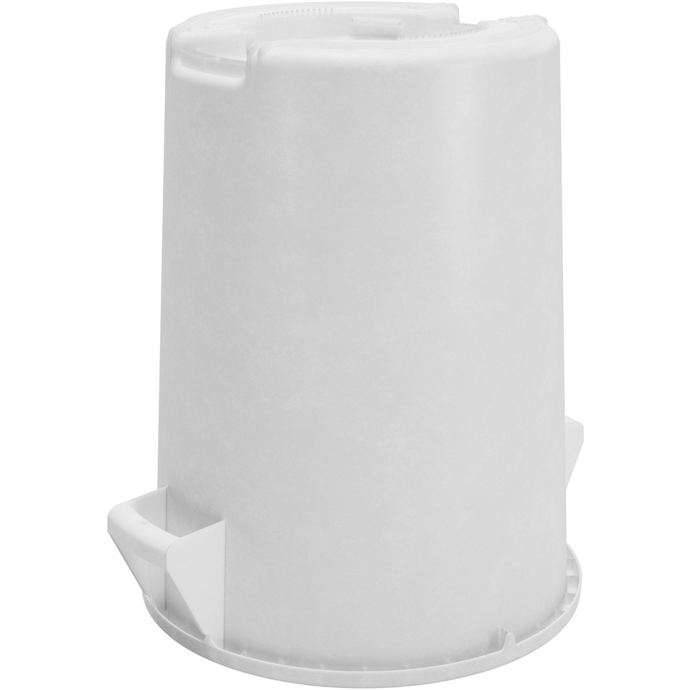 Carlisle Bronco™ 44 gal Round Trash Container, White - 84104402