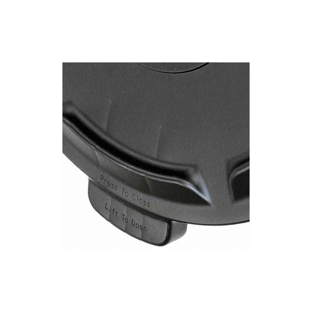 O-Cedar Trash Can & Recycling Container Lid: Round, For 32 gal Trash Can - 6832-1