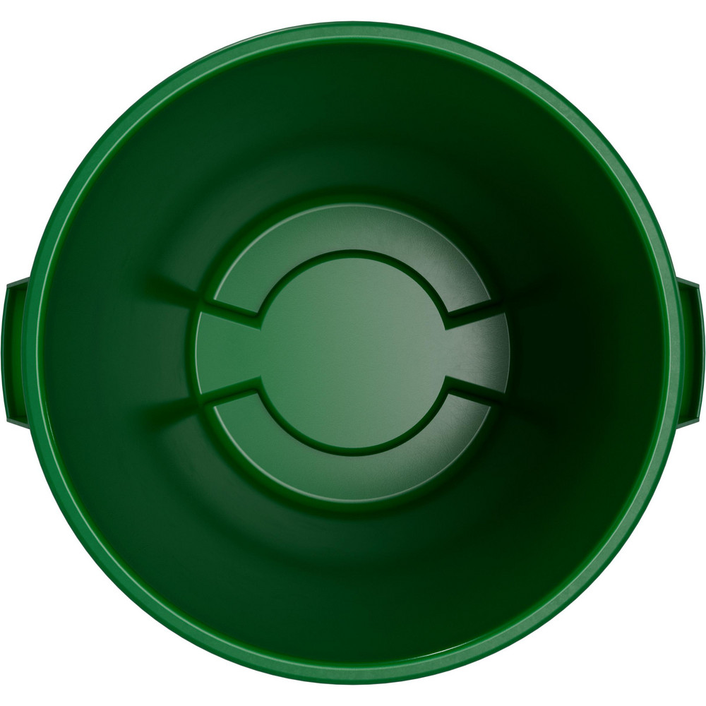 Carlisle Bronco™ 32 gal Round Trash Container, Green - 84103209