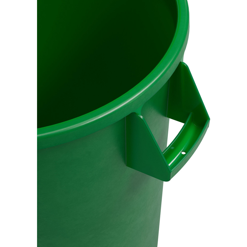 Carlisle Bronco™ 32 gal Round Trash Container, Green - 84103209