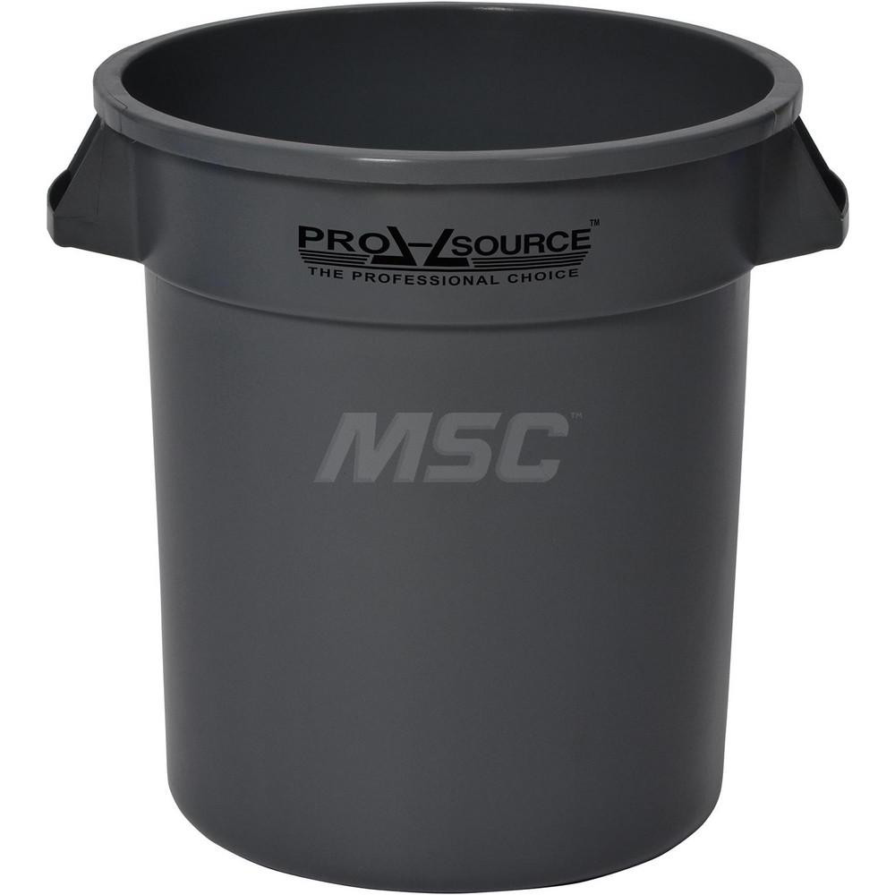 PRO-SOURCE Trash Cans & Recycling Containers: Product Type: Institutional Can; Container Capacity: 10 gal; Container Shape: Round - 66506015/66506064