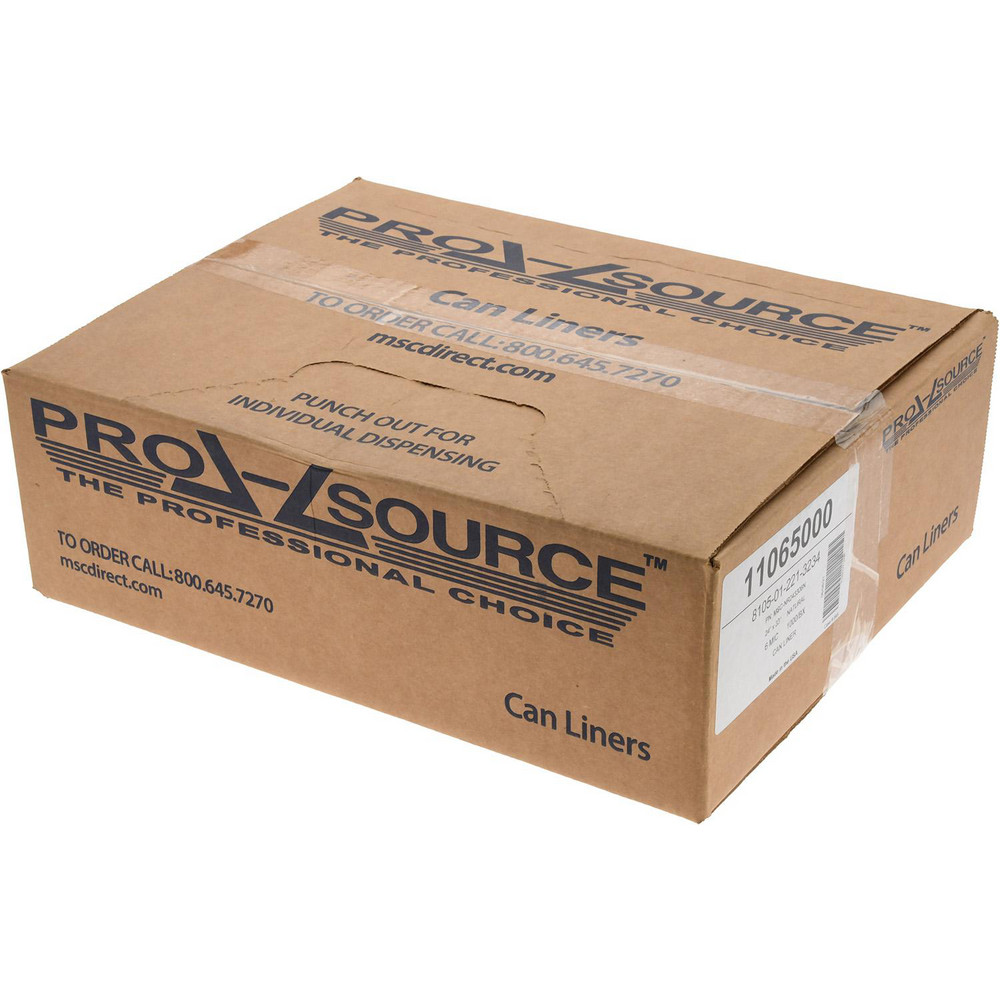 PRO-SOURCE Light Duty Trash Bags: 16 gal, 0.24 mil, Pack of 1000 - NR243306N